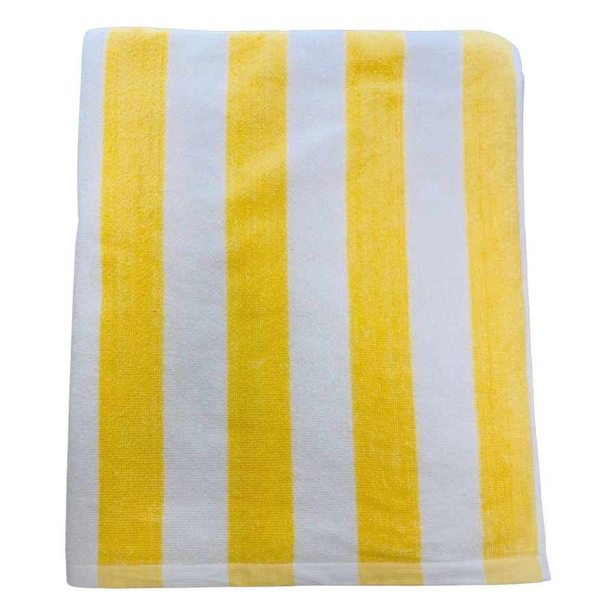 BEACHTOWEL.Yellow:30 inch x 60 inch.TCP