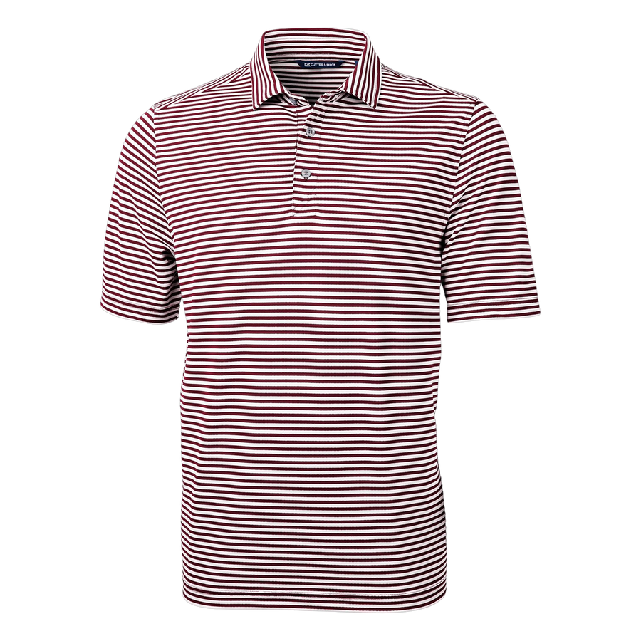 Eco Pique Stripe Polo