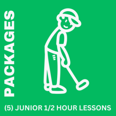 Packages - (5) JUNIOR 1/2 HOUR LESSONS