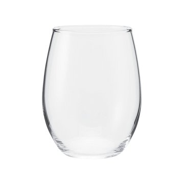 Printed Stemless Wine Glass Set (4)